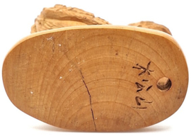 Netsuke van een haan