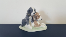 Lladro Nao beeldje van 2 pups