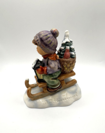 Hummel beeldje 'Ride into Christmas' (groot)