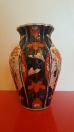 Imari vaas oranje/blauw