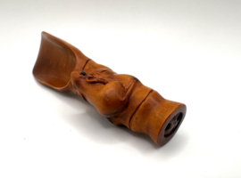 Netsuke theeschep met ratje