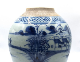 Gemberpot met rijke decoratie