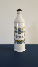 Aardewerk fles Cognac