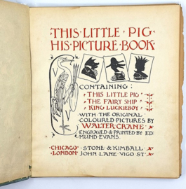Prentenboek 'His Little Pig’s Picture Book' (1895)