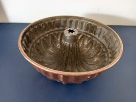 Koperen bakvorm tulband - 25,5 cm