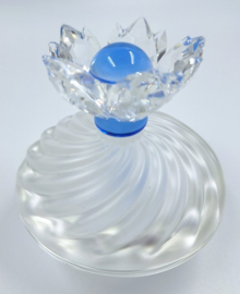Juwelendoosje blauwe bloem 7464/000/000