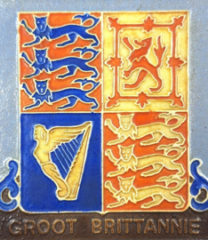 Cloisonné tegeltje 'Groot Brittannië'