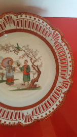 Japanse schaal met verliefd stel