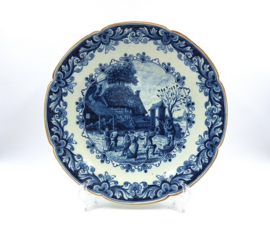 Makkum sierbord feestende mensen