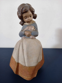 Lladro meisje met konijn