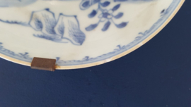 Drie Chinese schoteltjes met montuur - 18e eeuw