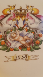 Geboortebord Beatrix 1938