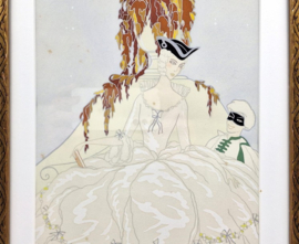 Pochoir Max Nimoy - 'Il romanzo d’amore'