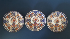 3 Imari bordjes (reproductie)