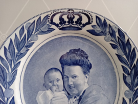 Wandbord geboorte prinses Juliana