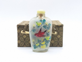 Snuff bottle vogel (met doosje)