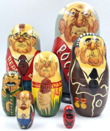 7-delige matroesjka Russische leiders