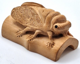 Netsuke van een krekel