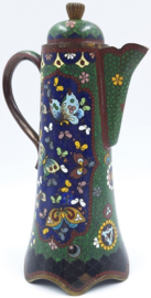 19e-eeuws Japans cloisonné theepotje