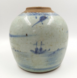 Chinese gemberpot met rijke decoratie