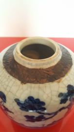 Chinese blauw/witte gemberpot