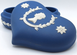 Hartvormig Wedgwood doosje jubileum Elizabeth