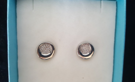 Zilveren ronde oorstekers