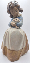 Lladro meisje met konijn