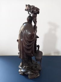 Chinese wijsgeer met vogel