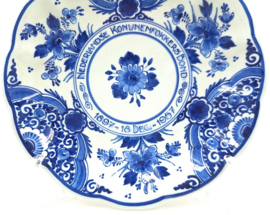 Delfts blauw jubileumbord Konijnenfokkersbond