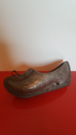 Antieke chocoladevorm in de vorm van een schoen