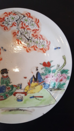 Kop en schotel Japans eierporselein