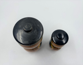 Twee kokeshi poppen