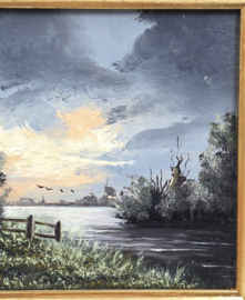 Olieverfschilderij W. Kroon