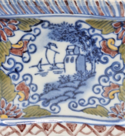 Makkum bloempotje hexagonaal