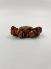 Netsuke van een krab