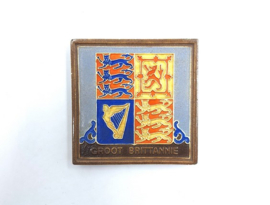 Cloisonné tegeltje 'Groot Brittannië'