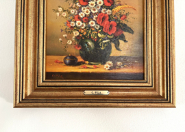 Kleurrijk stilleven door C. Pila