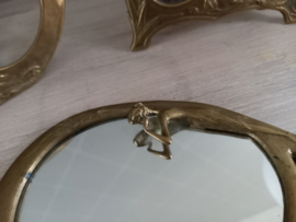 Art nouveau handspiegel