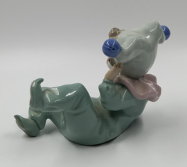 Lladro Nao Liggende clown