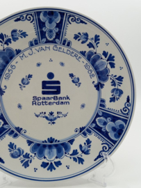Bord Spaarbank Rotterdam van de Porceleyne Fles