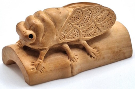 Netsuke van een krekel