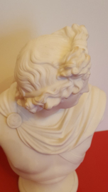 Biscuit buste van de Griekse god Apollo