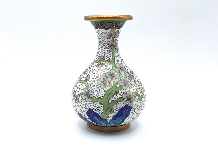 Cloisonne vaasje Bonsai