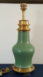 Grote Mosa groen/gouden lampvoet