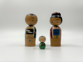 Kokeshi familie (klein)