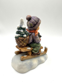 Hummel beeldje 'Ride into Christmas' (groot)