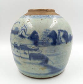 Chinese gemberpot met rijke decoratie