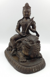 Bronzen beeld van Durga
