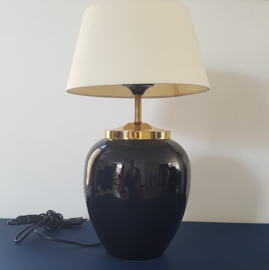 Lampvoet zwart met goud